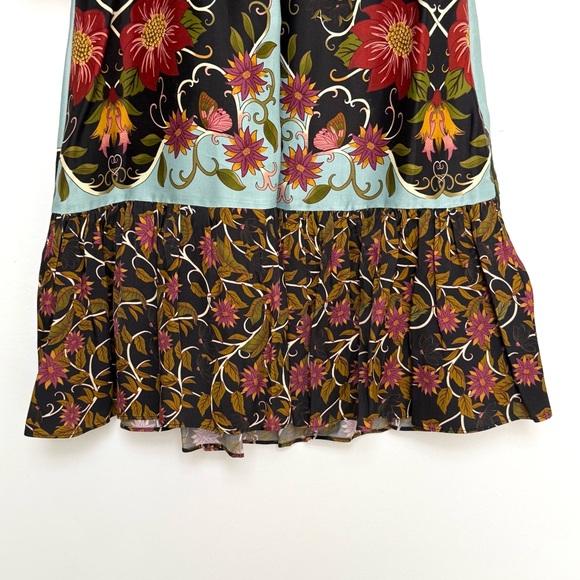 FARM Rio Flowing Beauty Mini Dress, Light Blue/Black/Red, NWT 🇧🇷 - Picture 11 of 16